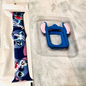 38/40mm  Disney Stitch Apple Watch Band/Bumper combo